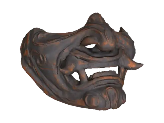 3D model for Oni Mask Sculpture