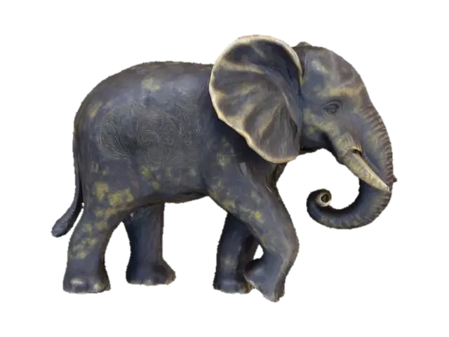 3D model for Elephant Sculpture
