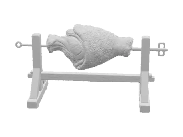 3D model for Roast Feast, #food#