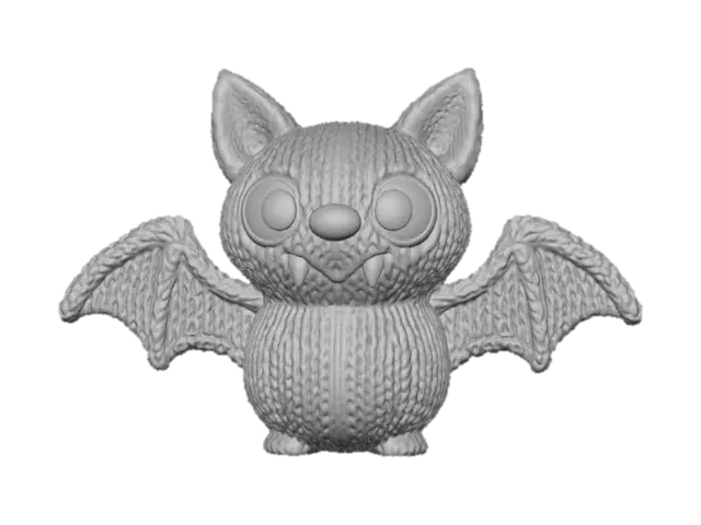 3D model for Cuddly Bat Plushie, #Halloween2025#