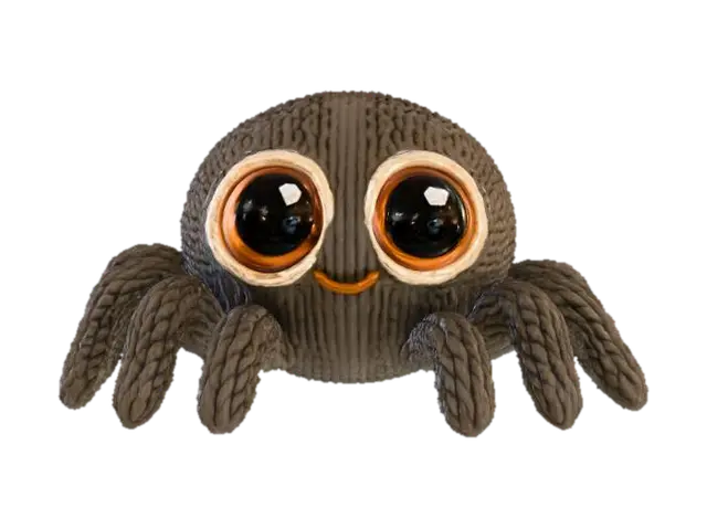 3D model for Yarn Spider Friend, #Halloween2025#