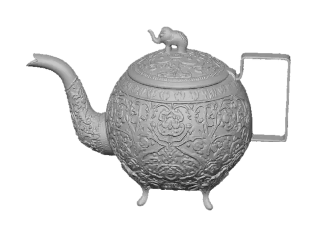 3D model for Elephant Teapot Vintage Design