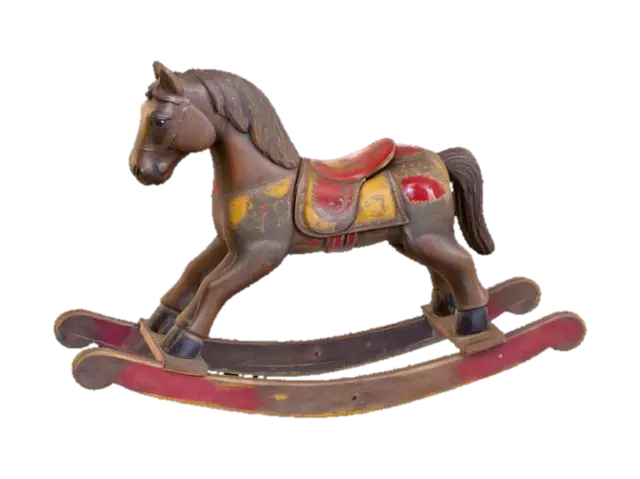 Rustic Rocking Horse - Play 3D model, vytvořený pomocí AI