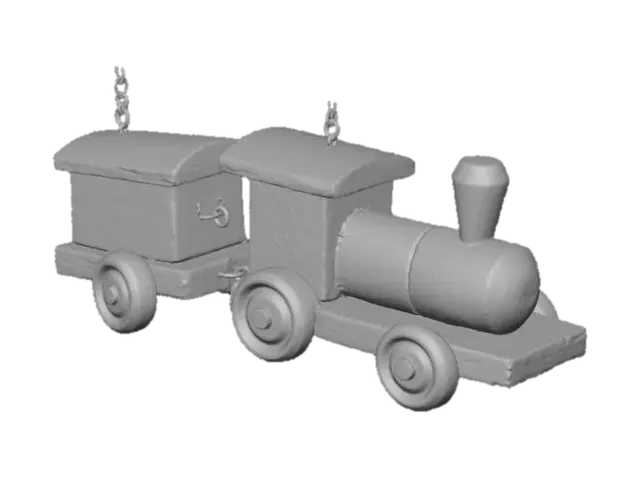 3D model for Nostalgic Holiday Train, #Christmas2025#