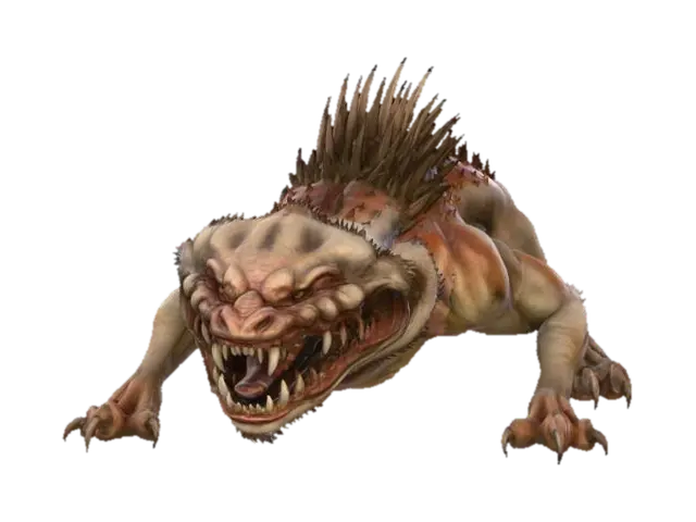 Ravenous Beast - Aggressive 3D model, vytvořený pomocí AI