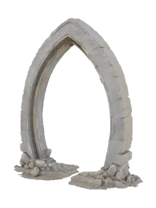 Archway of Time, #arch# 3D model, vytvořený pomocí AI