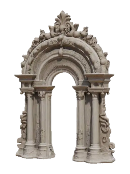 3D model for Ornate Archway, #arch#