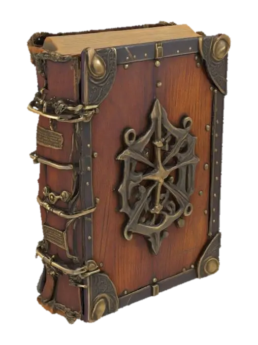 Modèle 3D Ancient Tome of Secrets - Scroll, généré par IA