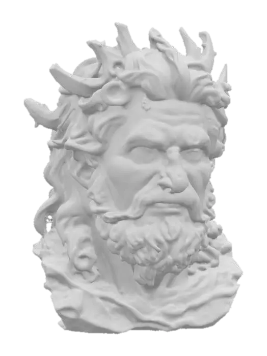 3D model for Poseidon's Majesty, #ocean#