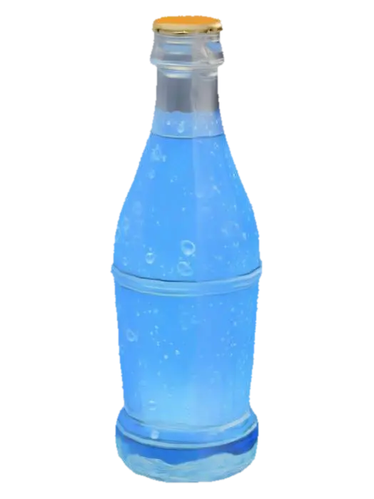 Sparkling Beverage Bottle, #SketchTo3D# 3D model, vytvořený pomocí AI