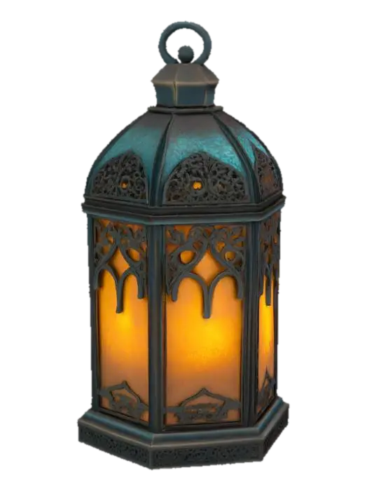 Radiant Lantern - Portable 3D model, vytvořený pomocí AI