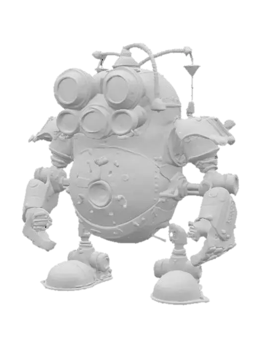 3D model for Steampunk Sentinel