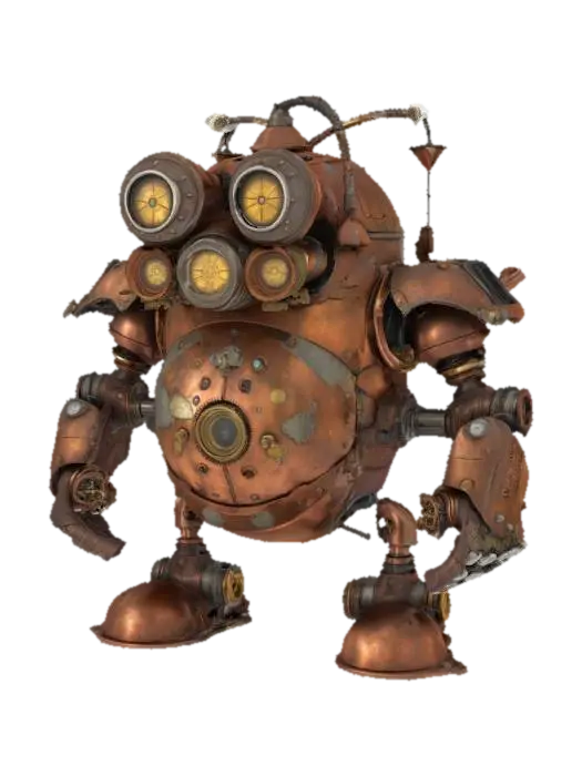 3D model for Steampunk Sentinel