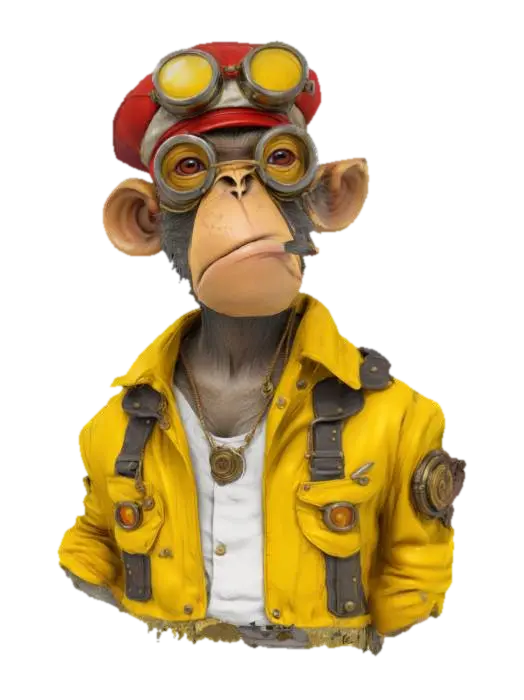 3D model for Steampunk Primate, #SketchTo3D#