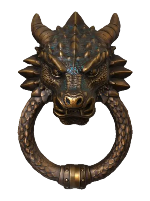 Guardian of the Gate - Antique-3D-modell, genererad av AI