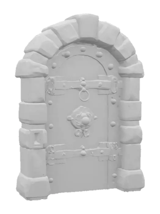 3D model for Medieval Entrance