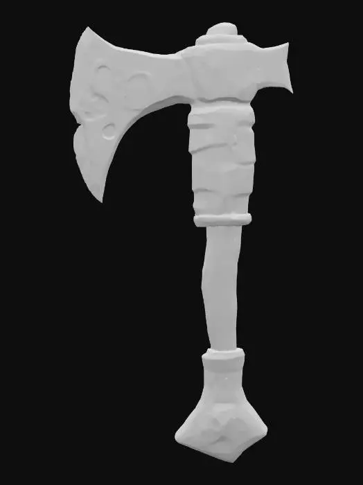 3D model for Battleaxe of Embers