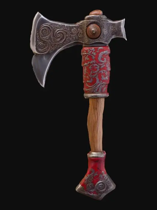 3D model for Battleaxe of Embers
