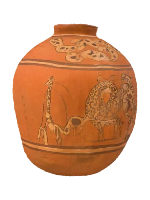 3D model for Giraffe Jar
