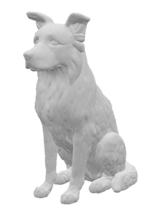 3D model for Ceramic Canine Mosaic, #PBR#