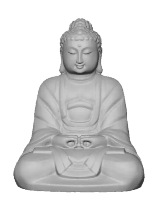 3D model for Meditative Serenity Statue
