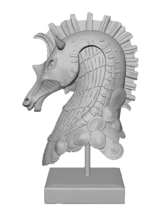 3D model for Iron Horse Bust