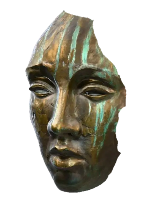 Mô hình 3D Eroded Visage - Expression, được tạo bằng AI