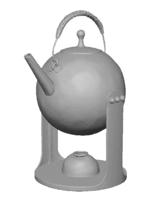 3D model for Silver Sphere Kettle