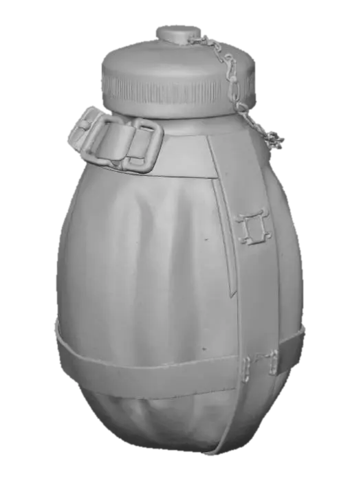 3D model for Vintage Metal Canteen