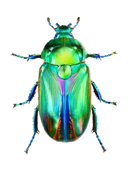 3D model for Iridescent Jewel Beetle