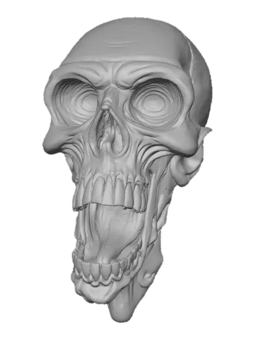 3D model for Cosmic Skull Fantasy, #Halloween2025#