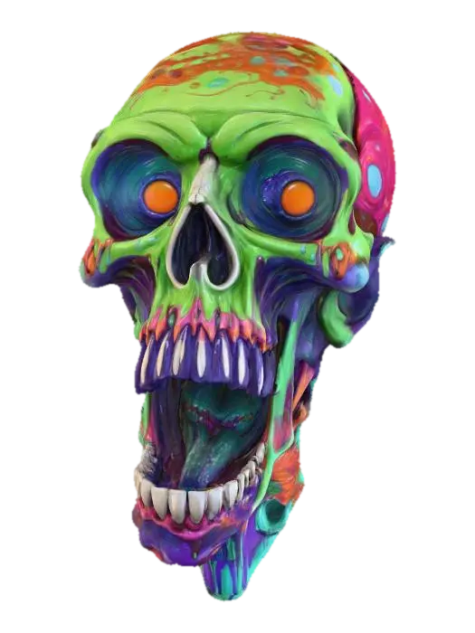 3D model for Cosmic Skull Fantasy, #Halloween2025#