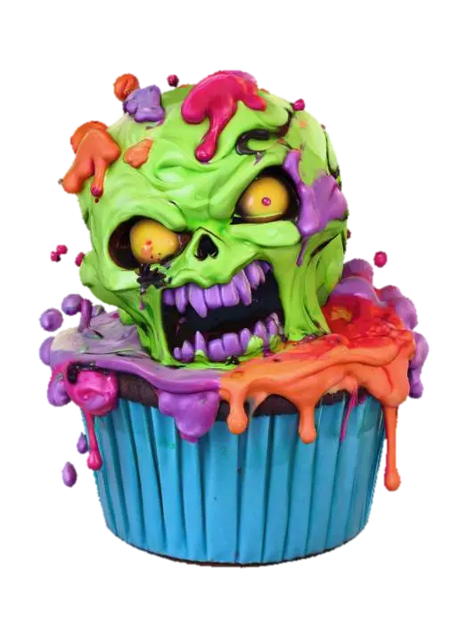 3D model for Zombie Cupcake, #Halloween2025#