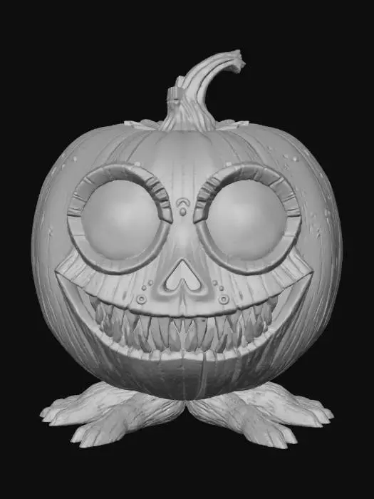 3D model for Harvest Grin, #Halloween2025#