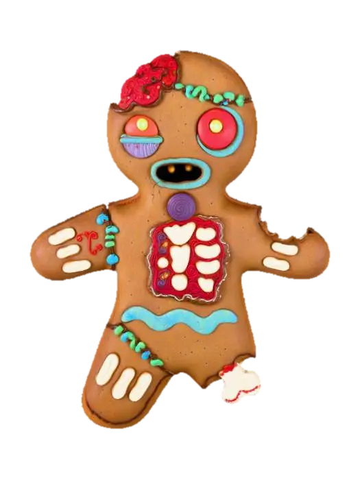 3D model for Zombie Gingerbread., #Halloween2025#