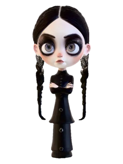 Mysterious Gaze, #Halloween2025# 3D model, vytvořený pomocí AI
