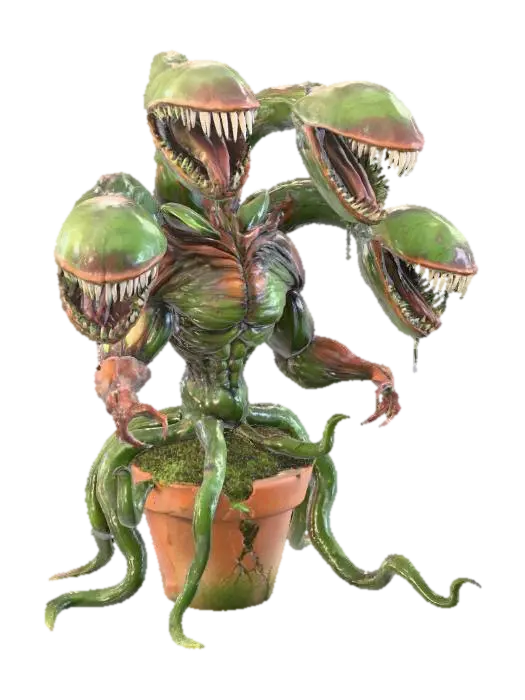 Voracious Hydra Blossom, #Halloween2025# 3D model, vytvořený pomocí AI