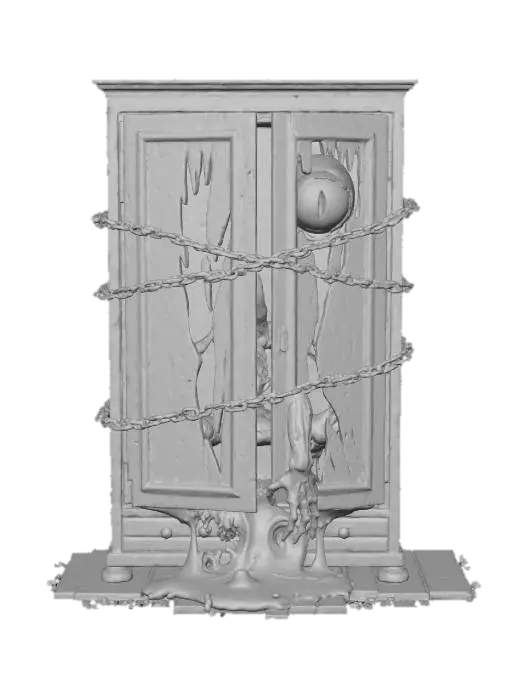 3D model for Monster Closet Enigma, #Halloween2025#