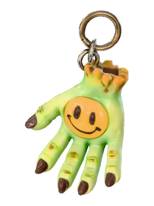 Zombie Smiley Keychain, #Halloween2025# - Gifts 3D model, vytvořený pomocí AI