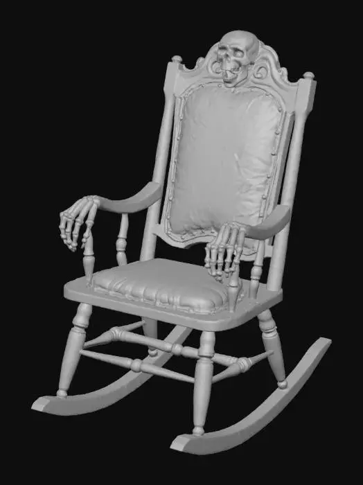 3D model for Haunted Rocker, #Halloween2025#