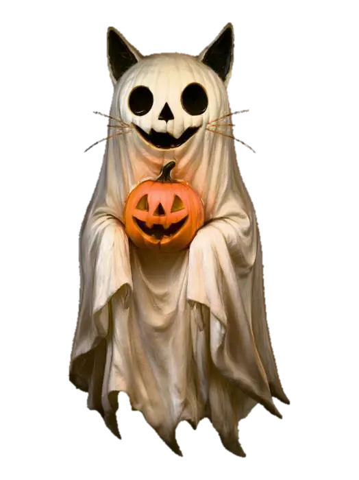 3D model for Halloween Cat Spirit, #Halloween2025#