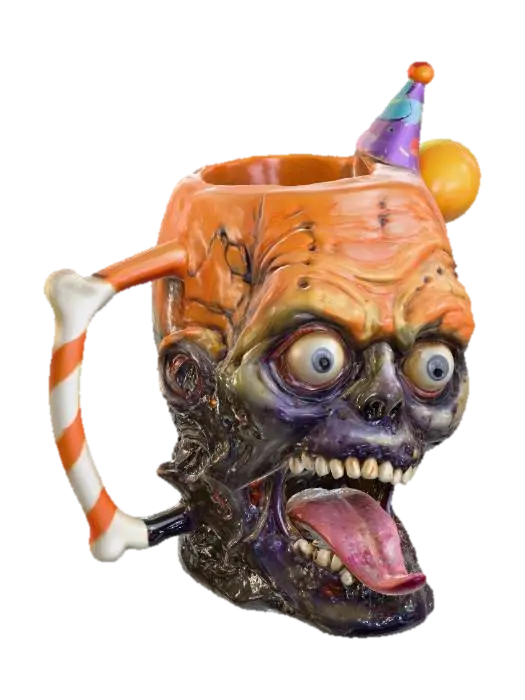 Zombie Party Mug, #Halloween2025# - Drinkware 3D model, vytvořený pomocí AI