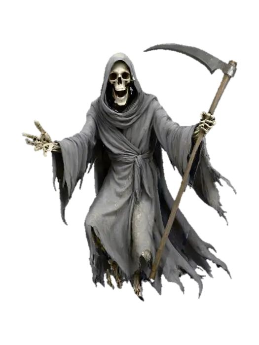 #Halloween2025#, Reaper's Reach - Haunting 3D model, vytvořený pomocí AI