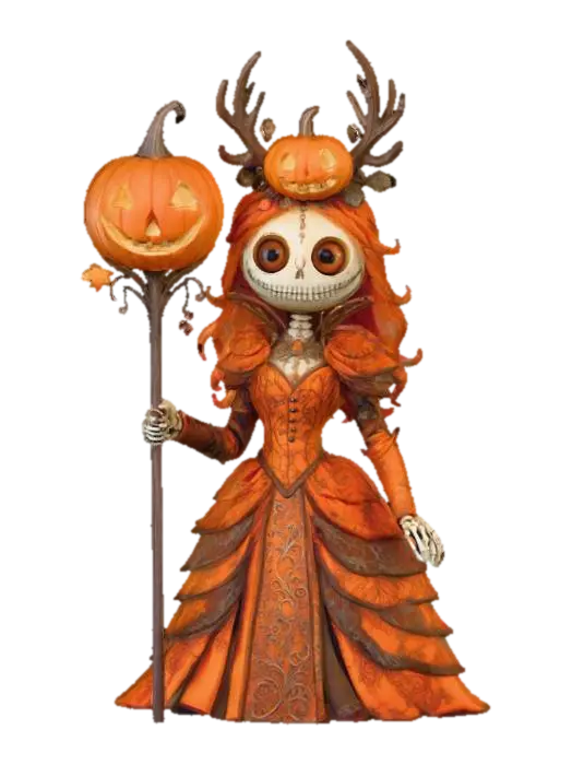 3D model for Pumpkin Witch of the Graveyard, #Halloween2025#
