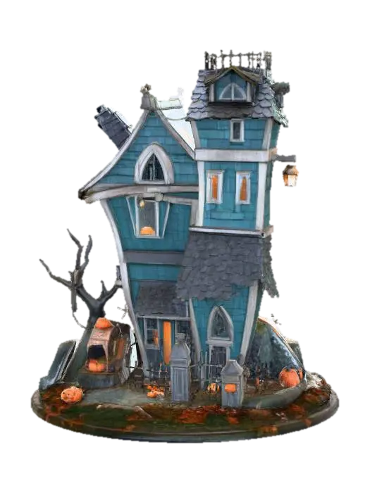 Moonlit Haunt, #Halloween2025# - Atmosphere 3D model, vytvořený pomocí AI