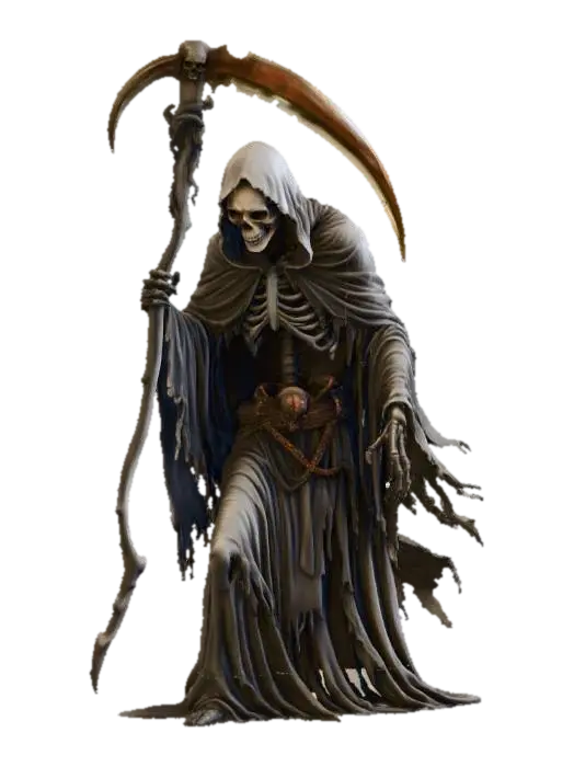 Reaper of Shadows, #Halloween2025# 3D model, vytvořený pomocí AI