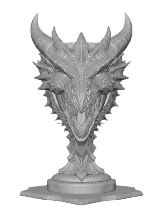 3D model for Eternal Flame Dragon, #Halloween2025#