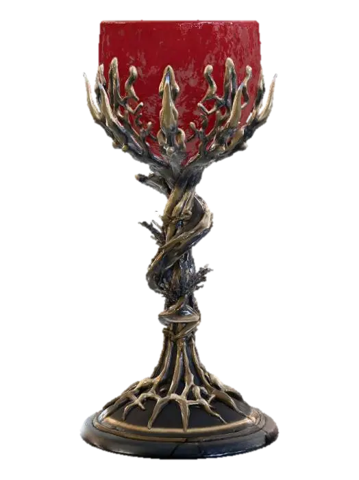 Chalice of Shadows, #Halloween2025# 3D model, vytvořený pomocí AI