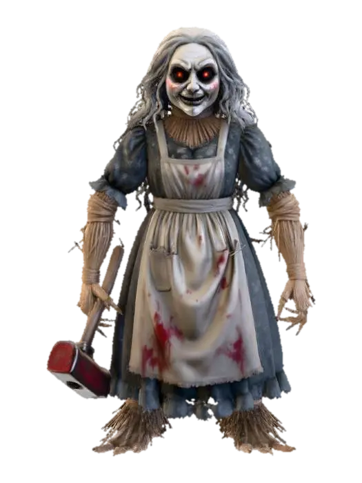 The Haunting Harvestress, #Halloween2025# 3D model, vytvořený pomocí AI