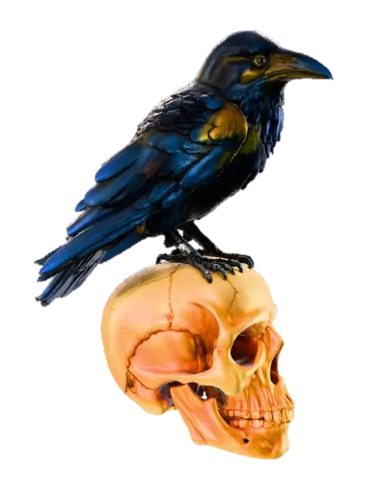 Raven's Perch, #Halloween2025# - Atmospheric 3D model, vytvořený pomocí AI